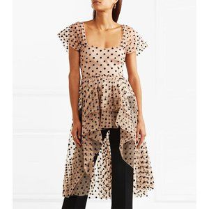 Isa Arfen "Ethereal" Polka Dot Tulle Tunic, size 12UK/8US